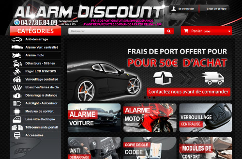 Alarm-Discount: Alarmes sur internet