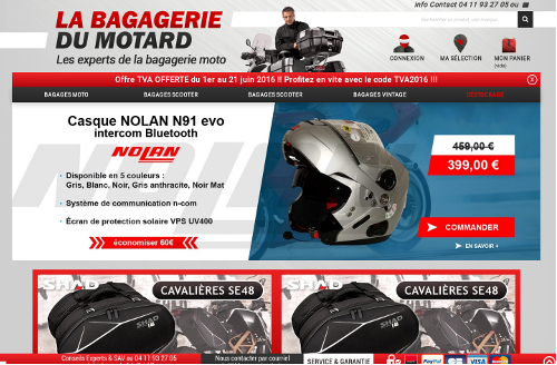 La bagagerie du motard